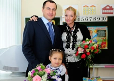 Дочь Волочковой пошла в первый класс