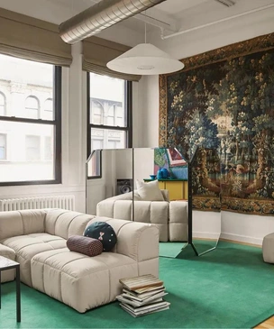 Барокко и хай-тек? Квартира 120 м² в Нью-Йорке