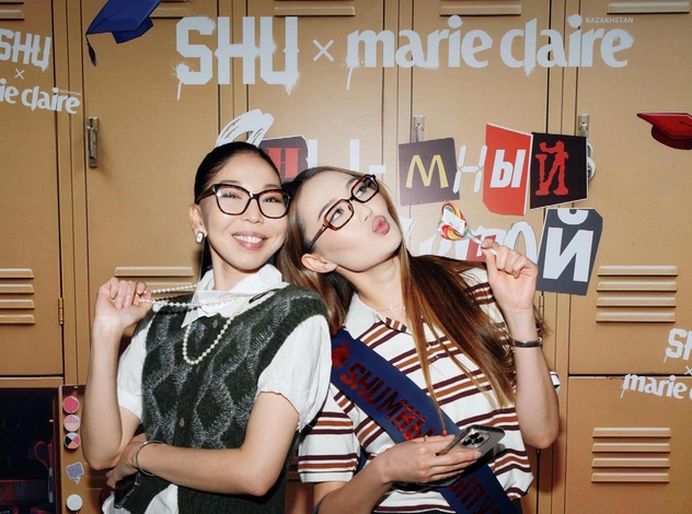 Marie Claire Kazakhstan и SHU устроили SHU-мный выпускной в Алматы: ностальгия по школьным годам в стиле тату-арт