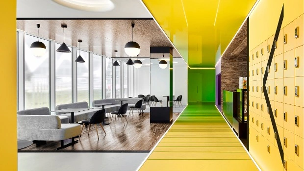Разноцветный спортклуб в Екатеринбурге по проекту VOX Architects