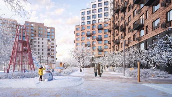 Жилой комплекс «Авторский» сочетает в себе всё, что так ценят и миллениалы, и зумеры | Источник: «Страна Девелопмент»