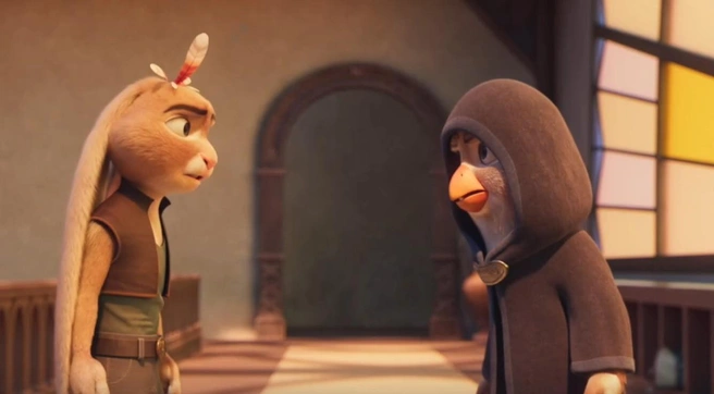 Кролецыпа и его друзей ждут опасные приключения | Источник: Скриншот трейлера мультфильма «Кролецып и Сурок времени»