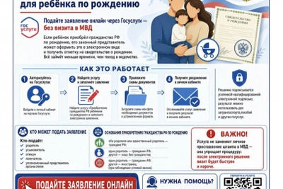 Гражданство РФ для астраханцев стали оформлять онлайн