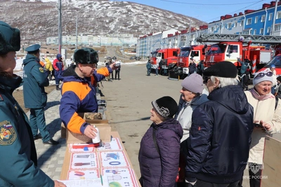 Пожарная выставка в парке Маяк
