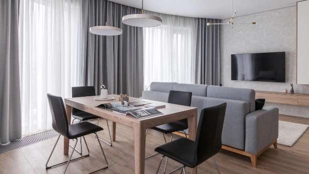 Лаконичная квартира 60 м² в Хабаровске