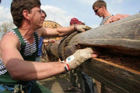 Для корпуса использовали дуб, в том числе полученный при санитарных рубках | Источник: Фрегат «Штандарт» / ВКонтакте