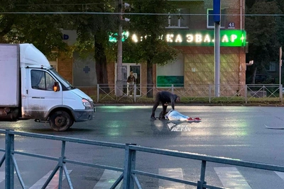 Пешеход пострадал под колесами «Газели» в Новосибирске