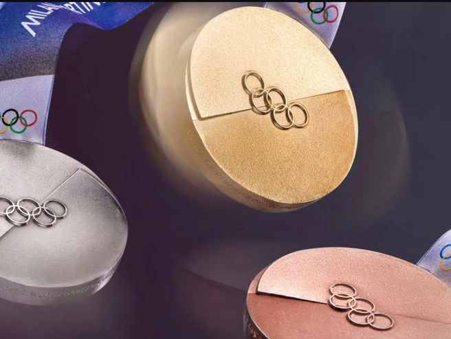 Вот как выглядят олимпийские медали Игр 2026 года. | Источник: Milano Cortina 2026