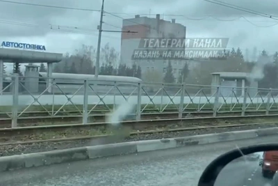 В Казани 21 апреля выпал снег