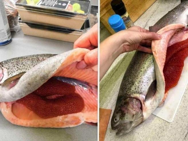 Покупатели регулярно делятся фото «улова» в телеграм-канале | Источник: Ecofish 72