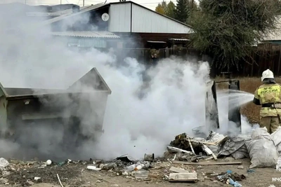 В Туве с сентября ликвидировали 16 возгораний мусора