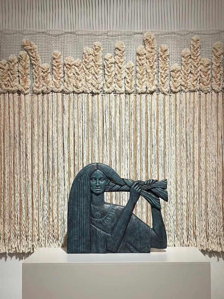 Екатерина Григорь, Екатерина Кудрявцева. Панно «Жито» | Источник: Екатерина Григорь, Екатерина Кудрявцева