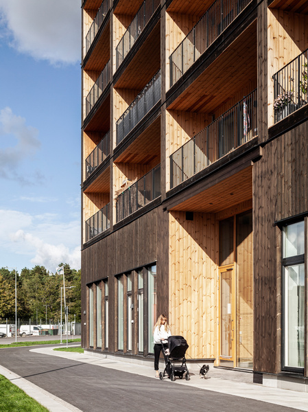В Швеции построили полностью деревянную восьмиэтажку (фото)