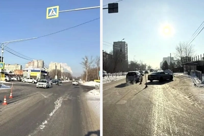 Car hits 10-year-old girl on Left Bank in Omsk