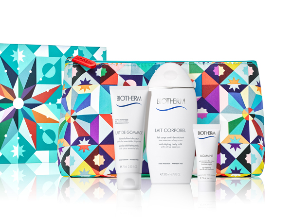 Набор Lait Corporel, Biotherm. В набор входят: молочко для тела Lait Corporel, 200 мл; скраб Lait De Gommage, 75 мл; крем для рук, 20 мл.