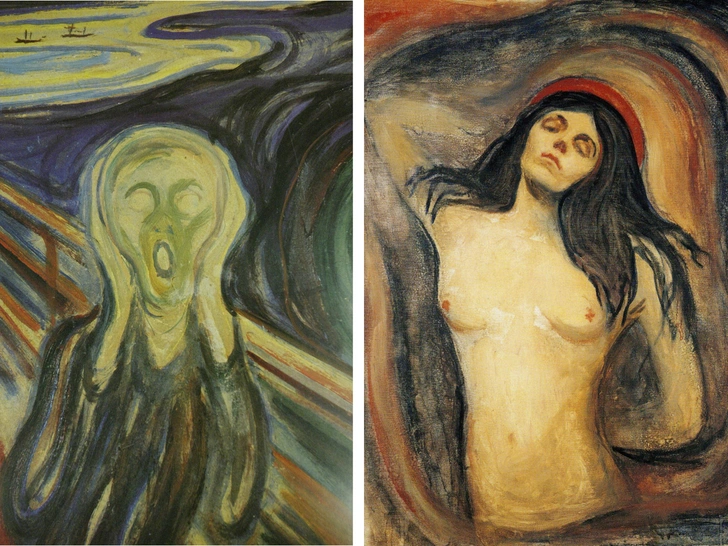 Картины «Крик» и «Мадонна» Эдварда Мунка были похищены из Музея Мунка в Осло в 2004 году | Источник: Legion Media Картины «Крик» и «Мадонна» Эдварда Мунка были похищены из Музея Мунка в Осло в 2004 году | Источник: Legion Media