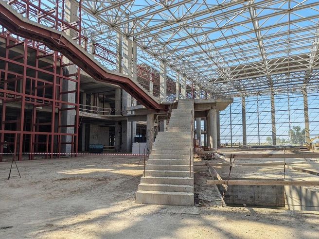 Все монолитные работы уже завершили | Источник: Дмитрий Лобанов