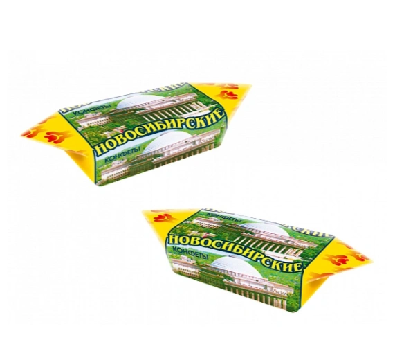 Конфеты с главным символом Новосибирска  | Источник: Объединенные кондитеры / uniconf.ru