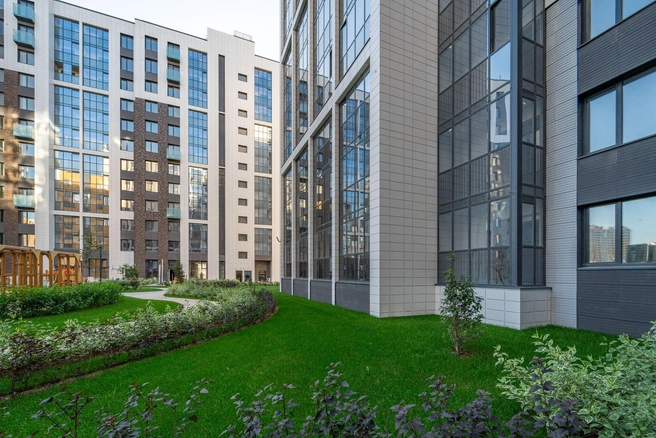 Построены два корпуса из трёх в новом ЖК «Прайм Приморский» на севере Петербурга | Источник: ООО «Сэтл Групп»