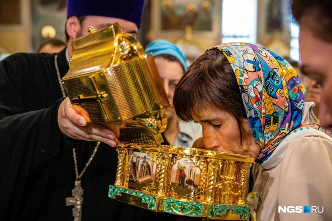 Мощи будут возить по краю до конца лета | Источник: Александр Ощепков / NGS.RU