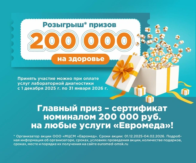 Анализы зимой — отличный повод совместить заботу о здоровье с возможностью выиграть призы | Источник: «Евромед»