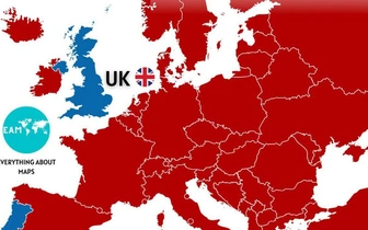 Тест для настоящих умников: что изображено на этой карте Европы?