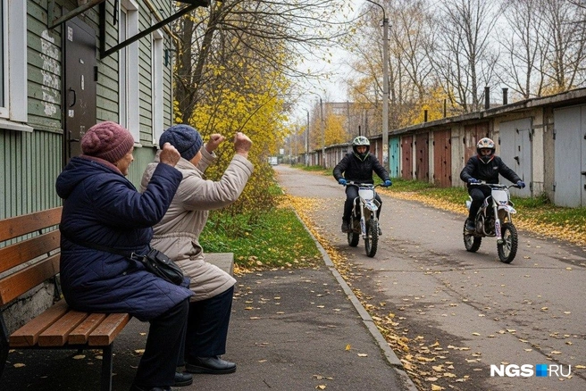 Местным жителям толпа подростков кажется опасной | Источник: Юрий Орлов / Городские медиа