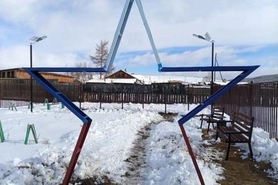 Аллею Памяти благоустроили в селе Олочи Забайкалья