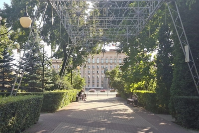 В Воронеже отремонтируют входную группу Кольцовского сквера