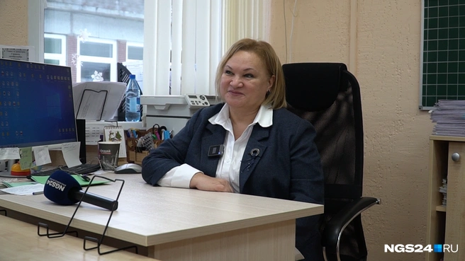 Первая учительница Вани Дмитриенко&nbsp;— Елена Неверко | Источник: Никита Шайхутдинов / NGS24.RU 