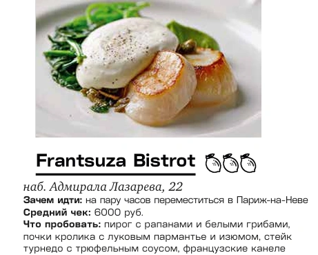 Каждый ресторан снабдили карточкой с главной информацией | Источник: roscongress.ru