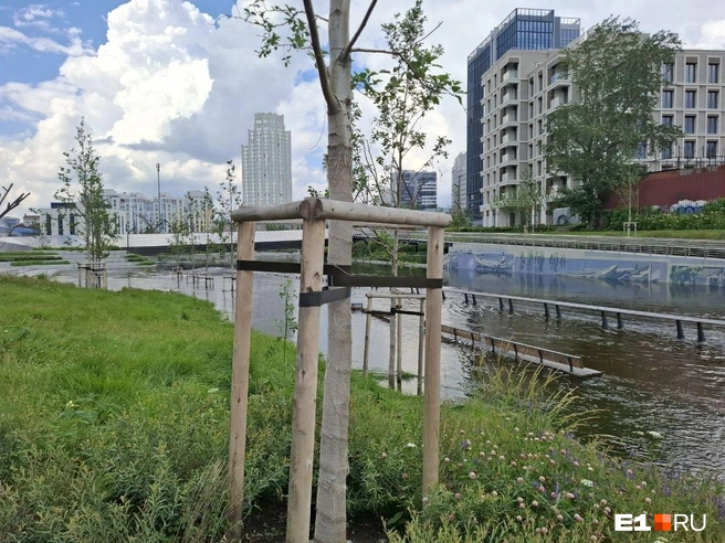 Вот так сейчас в центре города | Источник: читатель Е1.RU