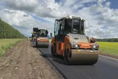 На дороге Бураево – Старобалтачево – Куеда начали укладку покрытия