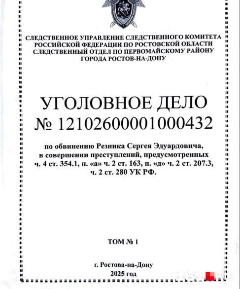 Уголовные дела против журналиста начинались постепенно | Источник: источник 161.RU