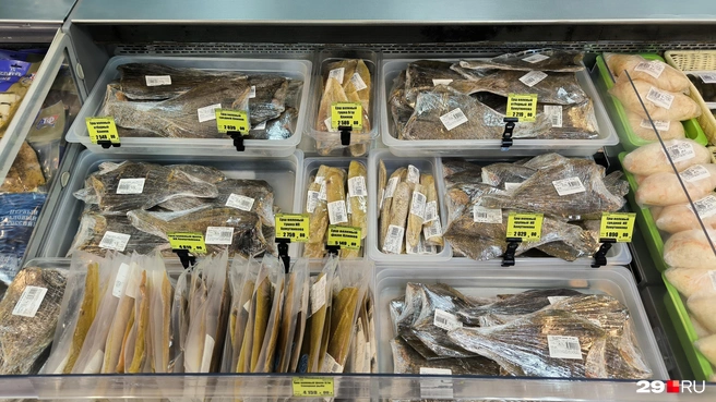 Выбор — большой, рыба, по ощущениям, со всей России | Источник: Юрий Скородумов / 29.RU