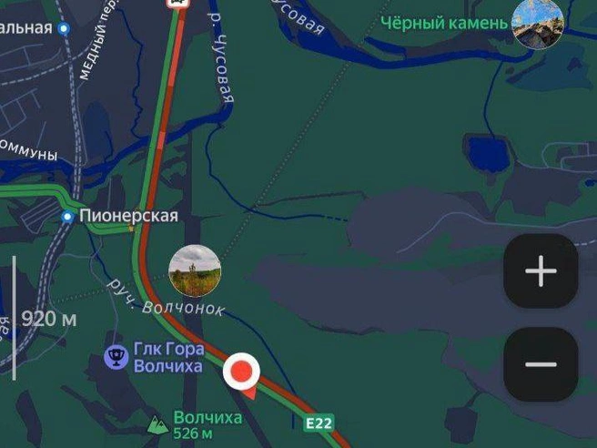 Водители провели в заторе несколько часов. | Источник: Яндекс Карты