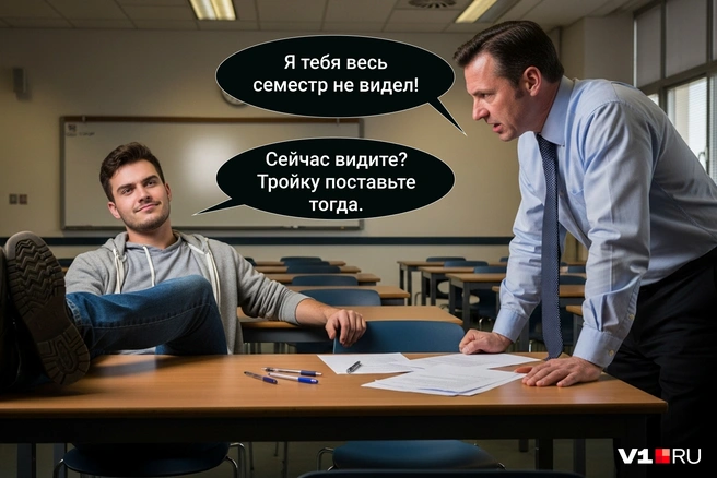 Те, кто знают, что их из вуза не выгонят, очень быстро расслабляются | Источник: Мария Романова / Городские медиа