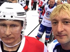 Владимир Путин сразился с Евгением Плющенко