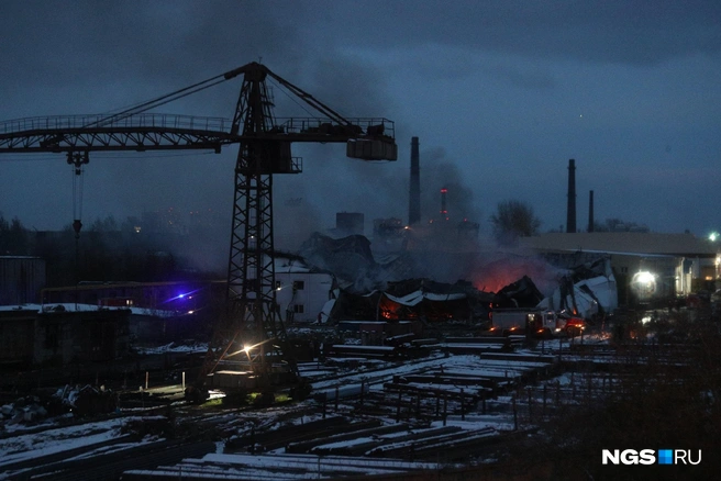 По предварительной информации пострадавших нет | Источник: Андрей Бортко / NGS.RU