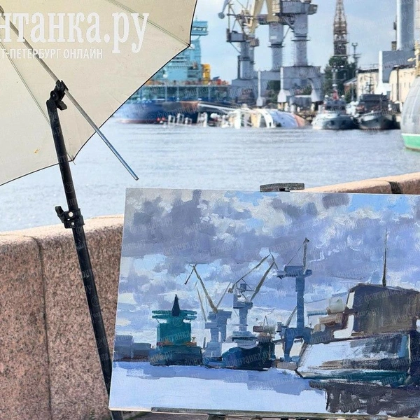 Судно накренилось 8 августа  | Источник: Фонтанка.ру