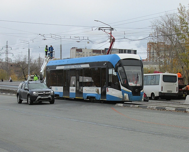 В ульяновских трамваях принимают безналичную оплату даже без интернета | Источник: Дмитрий Сильнов / 173. RU