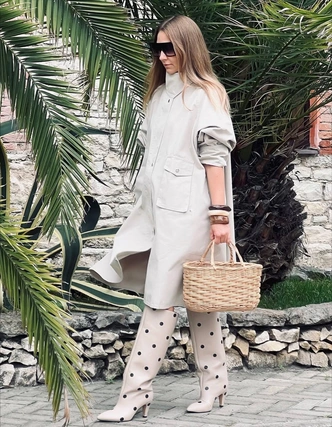 Polka dot остается с нами и этой зимой: где купить «теплый» горошек и как его стилизовать