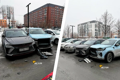 Новосибирец устроил массовое ДТП и скрылся с места аварии