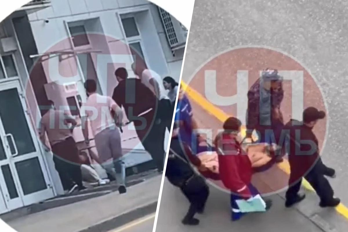 «Слышали выстрелы»: в центре Перми трое избили мужчину из-за места на парковке — драка попала на видео