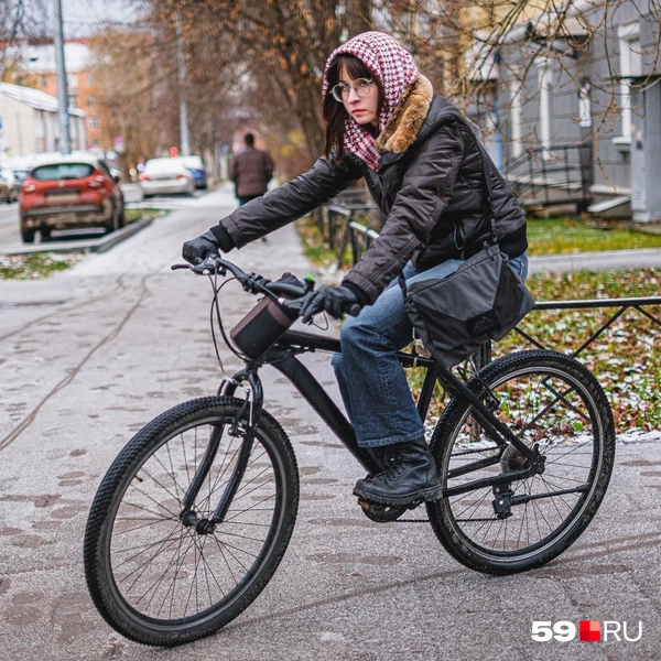 Наш фотограф встретил немало велосипедистов | Источник: Тимофей Калмаков / 59.RU