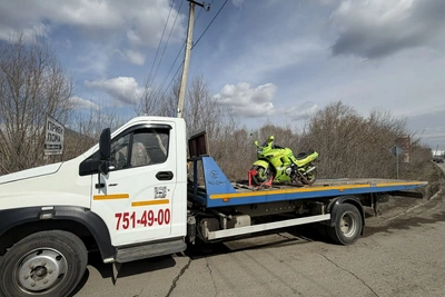 Задержан мотоциклист без прав и регистрации в Коркинском округе