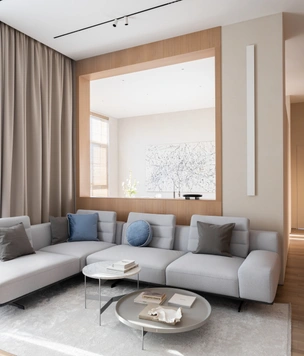 Мягкий минимализм: квартира 140 м² в Челябинске