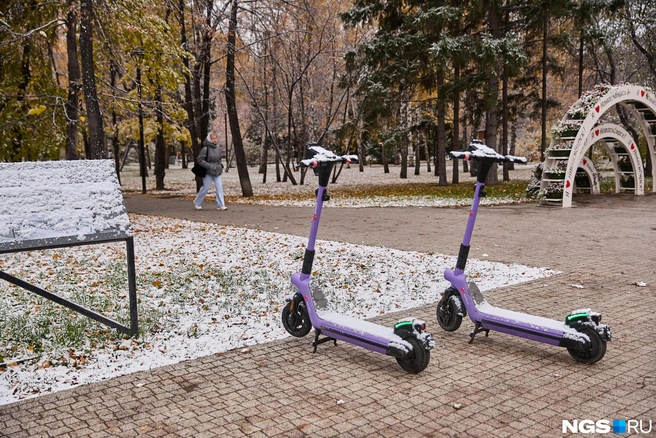Сезон самокатов подходит к концу | Источник: Александр Ощепков / NGS.RU