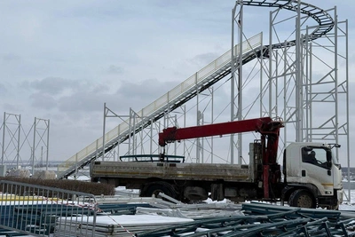 Аттракцион «Циклон» покидает Центральный парк Волгограда