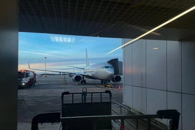 В архангельском аэропорту объявили пожарную тревогу